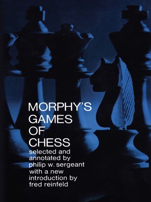 cover image of Morphy's Games of Chess